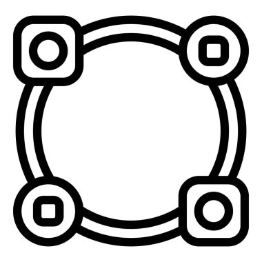 Yeni simgeye uyum sağla. Beyaz arkaplanda izole edilmiş web tasarımı için yeni vektör simgesine uyarla