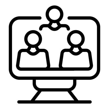 Takım katkısı ikonu. Beyaz arkaplanda izole edilmiş web tasarımı için özet takım katkısı vektör simgesi