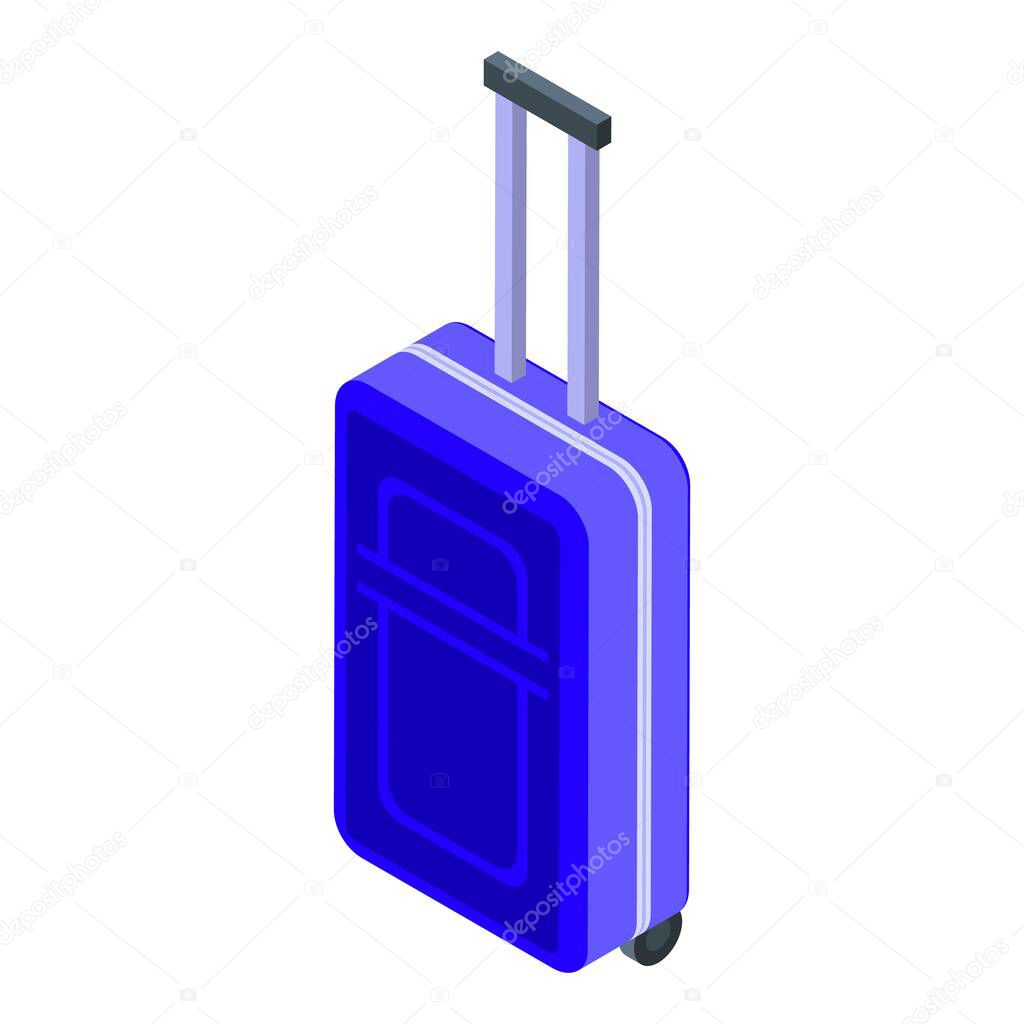 Luggage icon. Isometric of luggage vector icon for web design isolated on white background