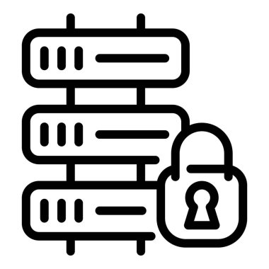 Aygıt gizlilik simgesi. Beyaz arkaplanda izole edilmiş web tasarımı için ana aygıt gizlilik vektörü simgesi