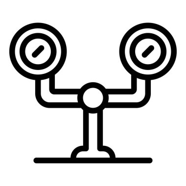 Tramvay ışıkları ikonu. Beyaz arkaplanda izole edilmiş web tasarımı için özet tramvay ışıkları vektör simgesi