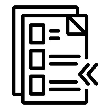 Dijital form simgesi. Beyaz arkaplanda izole edilmiş web tasarımı için özet dijital form vektör simgesi