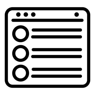 Dijital katalog simgesi. Beyaz arkaplanda izole edilmiş web tasarımı için özet dijital katalog vektör simgesi