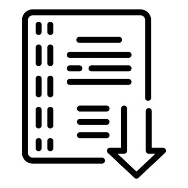 İnternet katalog simgesi. Beyaz arkaplanda izole edilmiş web tasarımı için özet İnternet katalog vektör simgesi