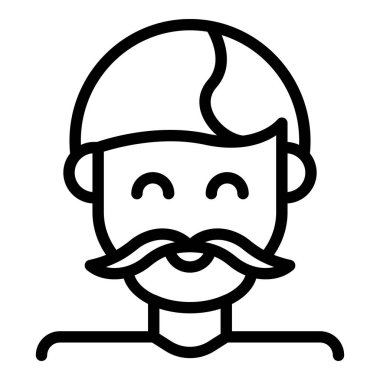 Aile oluşturma ikonu. Beyaz arkaplanda izole edilmiş web tasarımı için ana hatlı aile oluşturma vektör simgesi