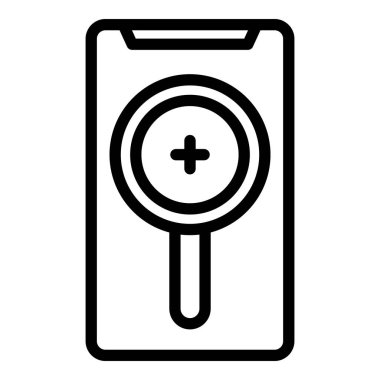 Arama telefonu hedef kitle simgesi. Beyaz arkaplanda izole edilmiş web tasarımı için arama telefonu hedef kitle ikonu