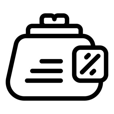 Kadın cüzdanı ikonu. Beyaz arkaplanda izole edilmiş web tasarımı için kadın cüzdan vektör simgesi