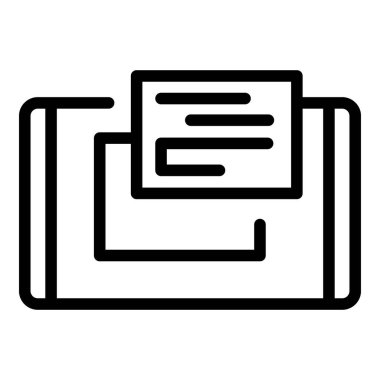 Ui arayüz simgesi. Beyaz arkaplanda izole edilmiş web tasarımı için Ui arayüz vektör simgesi taslağı