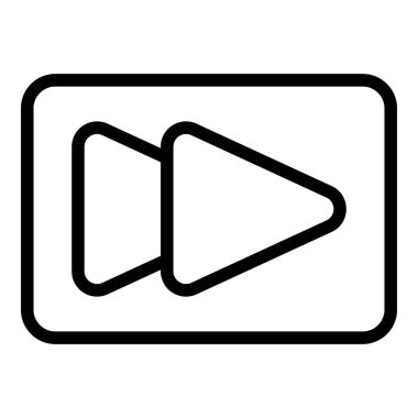 Arayüz simgesini geri al. Beyaz arkaplanda izole edilmiş web tasarımı için ana arayüz vektör simgesini geri al