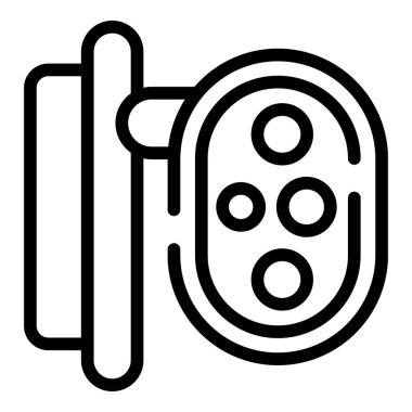 Göz büyütme simgesi. Beyaz arkaplanda izole edilmiş web tasarımı için Gözler büyüteç simgesi