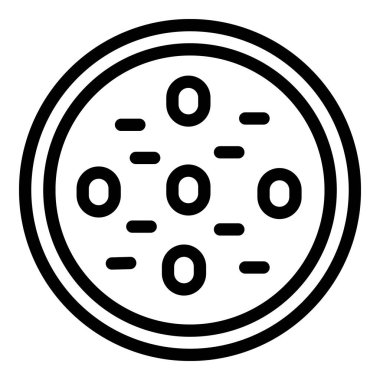 Bilim adamı biyoloji test ikonu. Beyaz arkaplanda izole edilmiş web tasarımı için bilim adamı biyoloji test vektör simgesi