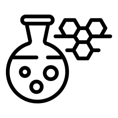 Nano şişe ikonu. Beyaz arkaplanda izole edilmiş web tasarımı için özet Nano matara vektör simgesi