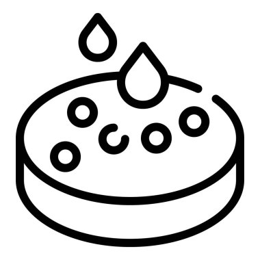 Analiz petri kabı ikonu. Beyaz arkaplanda izole edilmiş web tasarımı için özet analizi petri kabı vektör simgesi