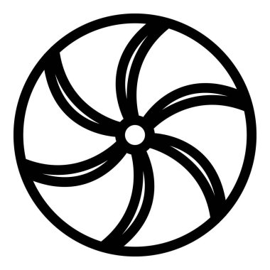 Daimi hareket çemberi simgesi. Beyaz arkaplanda izole edilmiş web tasarımı için sürekli hareket çemberi vektör simgesi