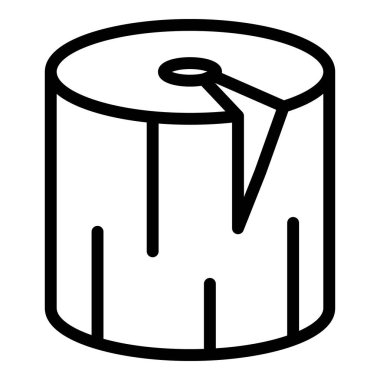 Bagaj kontrplak ikonu. Beyaz arkaplanda izole edilmiş web tasarımı için ana gövde kontrplak vektör simgesi