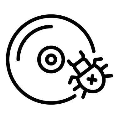 Disk zararlı yazılım simgesi, özet biçimi