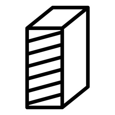 Tırnak tamponu blok simgesi, özet biçimi