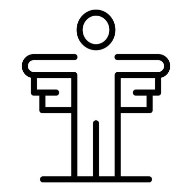 Profesyonel kariyer ikonu. Beyaz arkaplanda izole edilmiş web tasarımı için özet profesyonel vektör simgesi