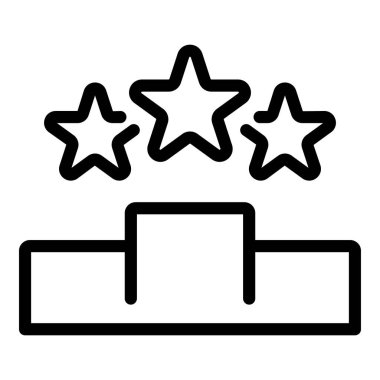 Yıldız kariyer ikonu. Beyaz arkaplanda izole edilmiş web tasarımı için ana yıldız kariyer vektör simgesi