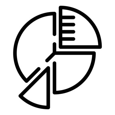 Kariyer pastası ikonu. Beyaz arkaplanda izole edilmiş web tasarımı için özet kariyer turta ikonu