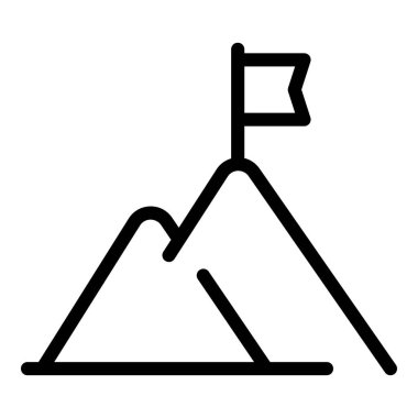 Kampanya hedef noktası simgesi. Beyaz arkaplanda izole edilmiş web tasarımı için ana seçim kampanyası hedef vektör simgesi