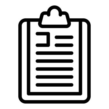 Hasta kartı ikonu. Beyaz arkaplanda izole edilmiş web tasarımı için özet hasta kartı vektör simgesi