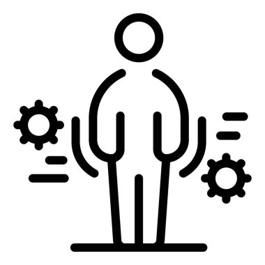 Virüs direnci ikonu. Beyaz arkaplanda izole edilmiş web tasarımı için özet virüs direnç vektörü simgesi