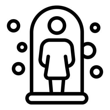 Direnç virüsü vücut simgesi. Beyaz arkaplanda izole edilmiş web tasarımı için ana direnç virüsü vücut vektörü simgesi