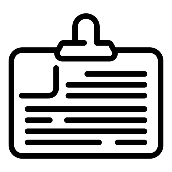 Career Badge Icon Outline Career Badge Vector Icon Web Design Royalty Free Stock Vectors