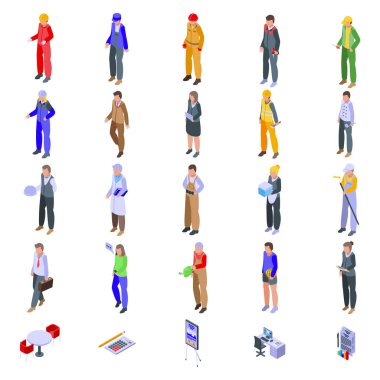 Çalışma simgesi, izometrik biçime katkıda bulun