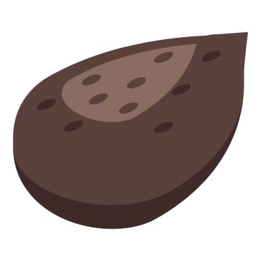 Jojoba tohum simgesi, izometrik biçim