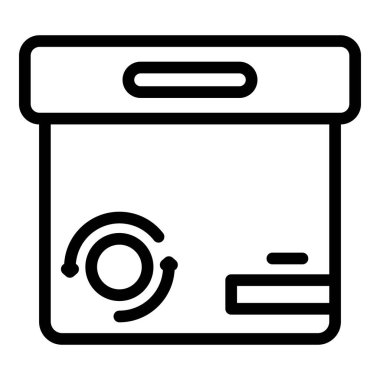 Karton kutu simgesi, özet biçimi