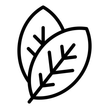 Organik yapraklar çiftlik simgesi, özet biçimi