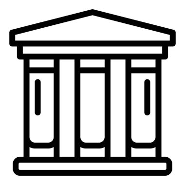 Şehir tapınağı simgesi, taslak biçimi