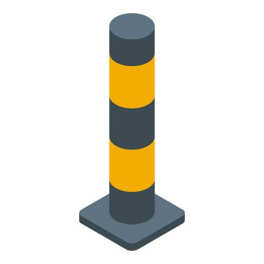 Sütun kenarı simgesi, izometrik biçim