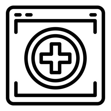 Tıbbi web sayfası simgesi, özet biçimi