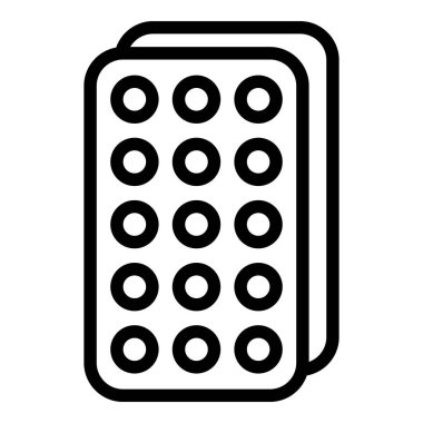 Haplar sağlık ikonu, taslak tarzı