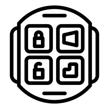 Otomatik anahtar araba simgesi, özet biçimi