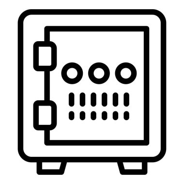 Güvenlik kutusu parola simgesi, özet biçimi