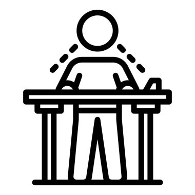 Ergonomik konum simgesi, özet biçimi