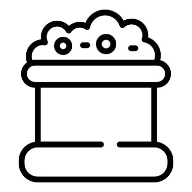 Tekstil üretim simgesi, taslak biçimi