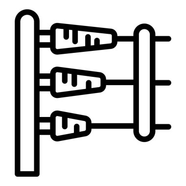 Loom tekstil simgesi, özet biçimi