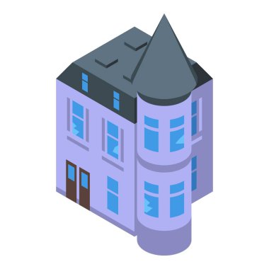 Ürkütücü kale simgesi, izometrik biçim