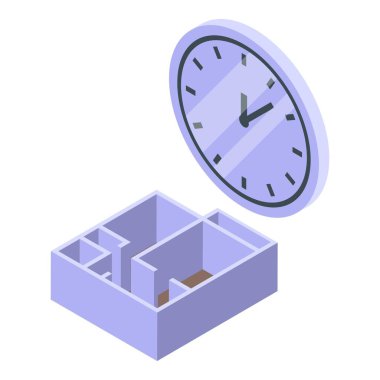 Ofis kira simgesi, izometrik biçim