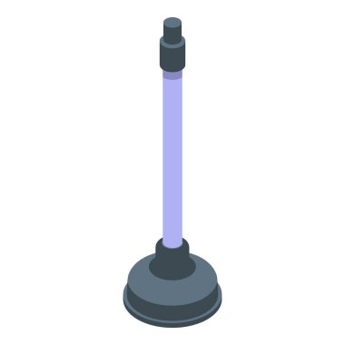 Kanalizasyon pompası ikonu, izometrik biçim