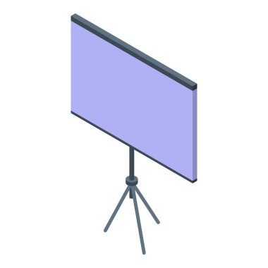 Ekran masası simgesi, izometrik biçim