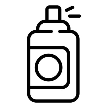 Solaryum sprey ikonu, taslak biçimi