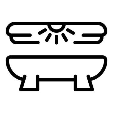 Lamba solaryum simgesi, özet biçimi