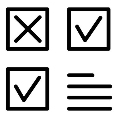 Onaylanmış görev takvimi simgesi, özet biçimi