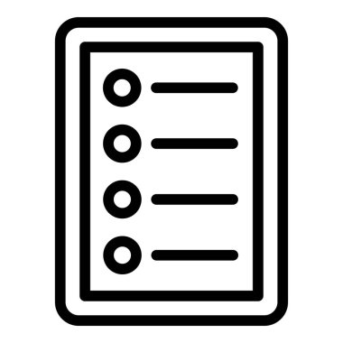 Pano görev takvimi simgesi, özet biçimi